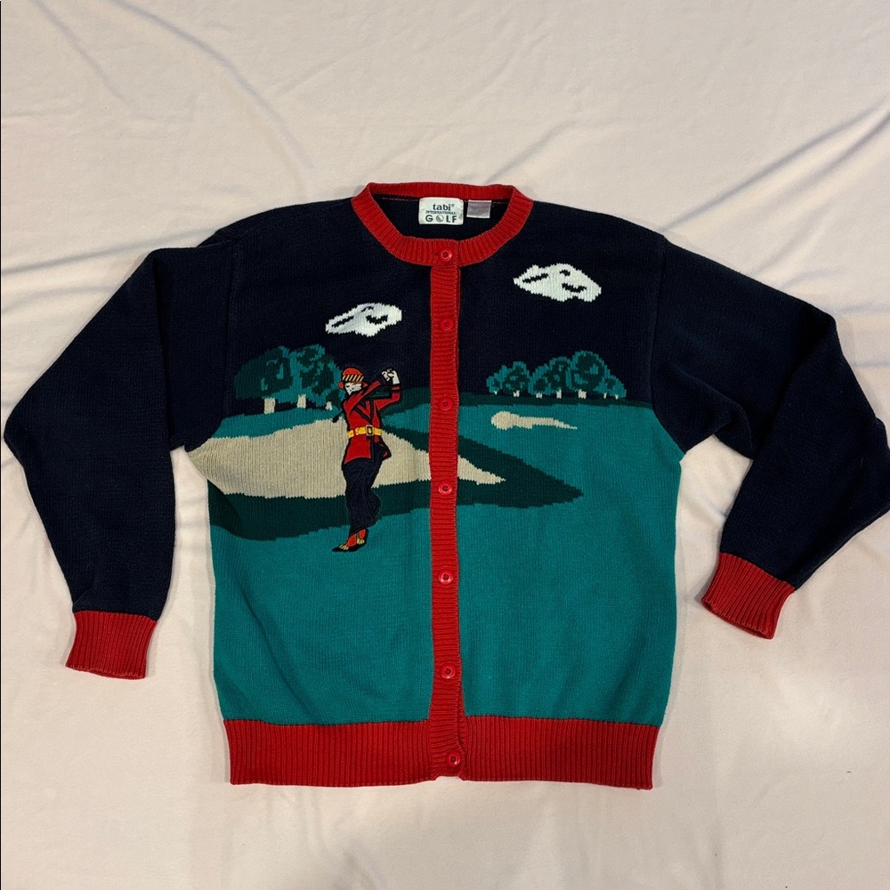 Tabi International Golf Cardigan